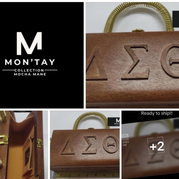 Mon’Tay 2 extended 8.7 wood handbag 1-day sale - Picture 1 of 2